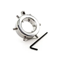 Adornis Crown of Thorns Glans Ring with Weight Hanger