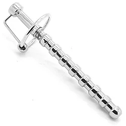 Large Ribbed Penis Plug & Glans Ring