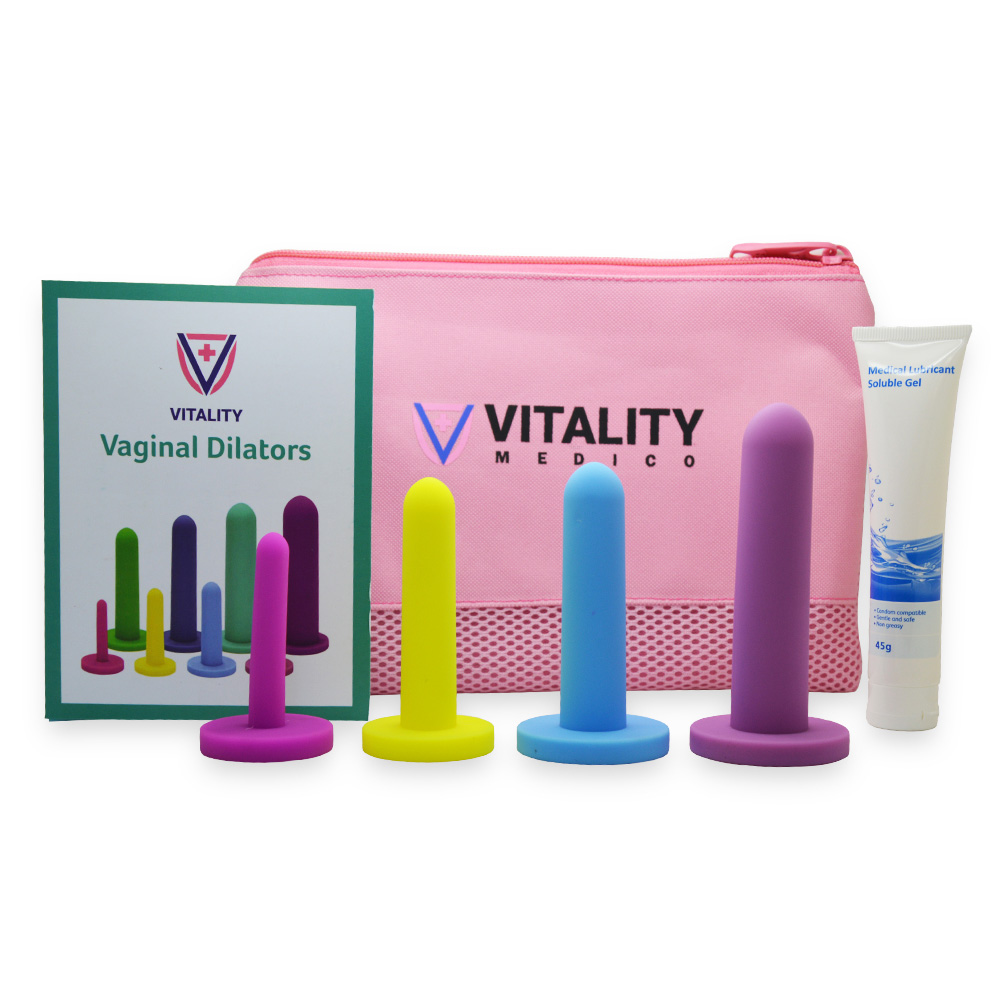 Silicone Vaginal Dilator Set Size 1 to 4